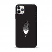 iPhone 11 Pro Max dėklas Pump Silicone Minimalistic "Feather"