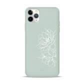 iPhone 11 Pro Max dėklas Pump Silicone Minimalistic "Floral"