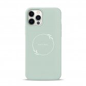 iPhone 12 / 12 Pro dėklas Pump Silicone Minimalistic "Natural"