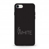iPhone 6 / 6s dėklas Pump Silicone Minimalistic "Black&White"