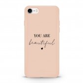 iPhone 6 / 6s dėklas Pump Silicone Minimalistic "You Are Beautifull"