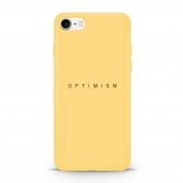 iPhone 7 Plus / 8 Plus dėklas Pump Silicone Minimalistic "Optimism"