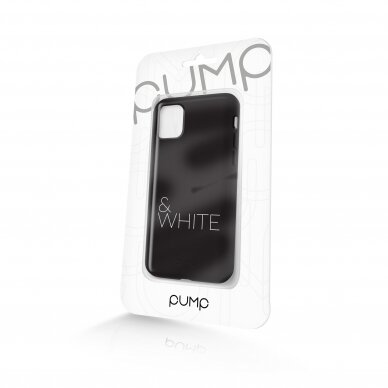 iPhone 11 dėklas Pump Silicone Minimalistic "Black&White" 2