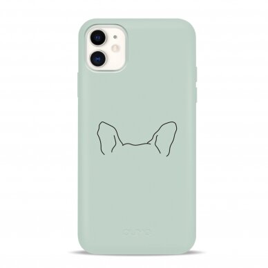 iPhone 11 dėklas Pump Silicone Minimalistic "Dog Ears"