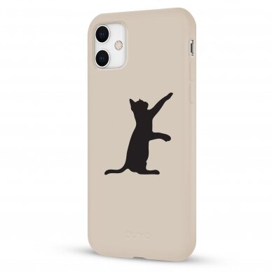 iPhone 11 dėklas Pump Silicone Minimalistic "Gogol The Cat" 3