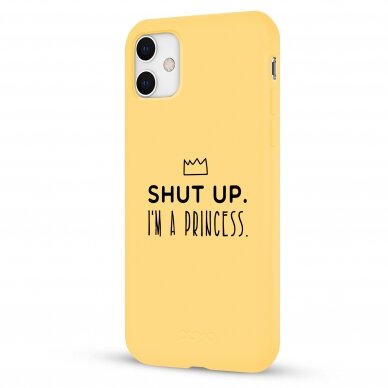 iPhone 11 dėklas Pump Silicone Minimalistic "I'm A Princess" 3