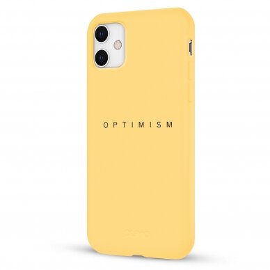 iPhone 11 dėklas Pump Silicone Minimalistic "Optimism" 3