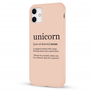 iPhone 11 dėklas Pump Silicone Minimalistic "Unicorn Wiki" 3