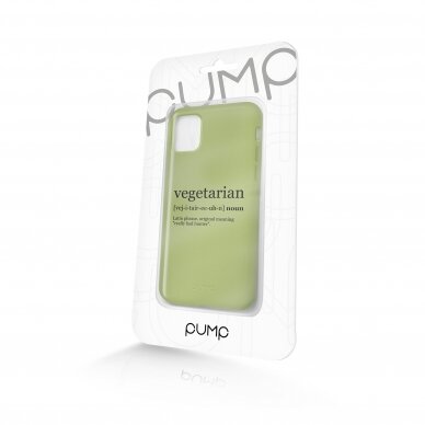 iPhone 11 dėklas Pump Silicone Minimalistic "Vegetarian Wiki" 2