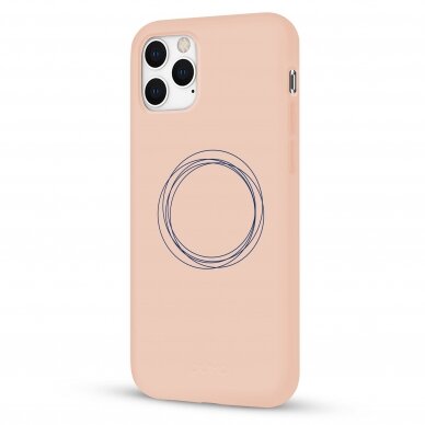 iPhone 11 Pro dėklas Pump Silicone Minimalistic "Circles on Light" 3