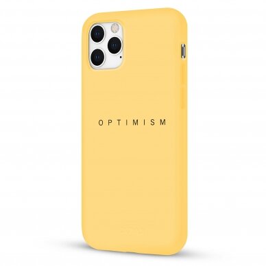 iPhone 11 Pro dėklas Pump Silicone Minimalistic "Optimism" 3