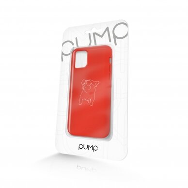 iPhone 11 Pro dėklas Pump Silicone Minimalistic "Pug With" 2