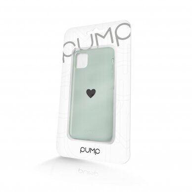 iPhone 11 Pro Max dėklas Pump Silicone Minimalistic "Black Heart" 1