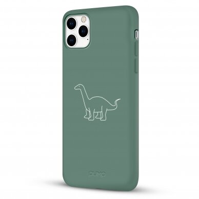 iPhone 11 Pro Max dėklas Pump Silicone Minimalistic "Dino" 3
