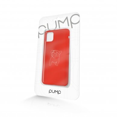 iPhone 11 Pro Max dėklas Pump Silicone Minimalistic "Pug With" 2