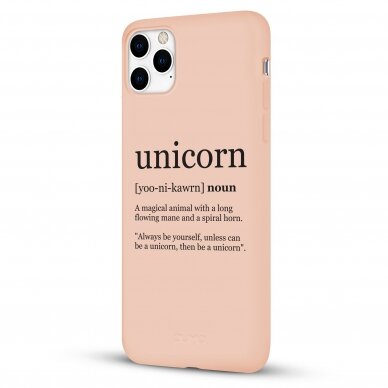 iPhone 11 Pro Max dėklas Pump Silicone Minimalistic "Unicorn Wiki" 3