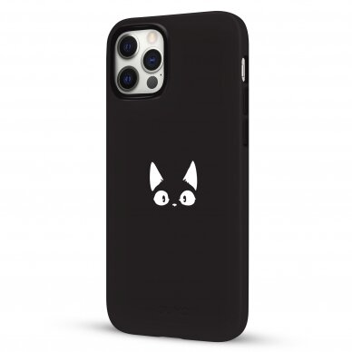 iPhone 12 / 12 Pro dėklas Pump Silicone Minimalistic "Funny Cat" 3