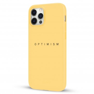 iPhone 12 / 12 Pro dėklas Pump Silicone Minimalistic "Optimism" 3