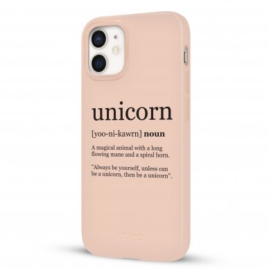 iPhone 12 Mini dėklas Pump Silicone Minimalistic "Unicorn Wiki" 3