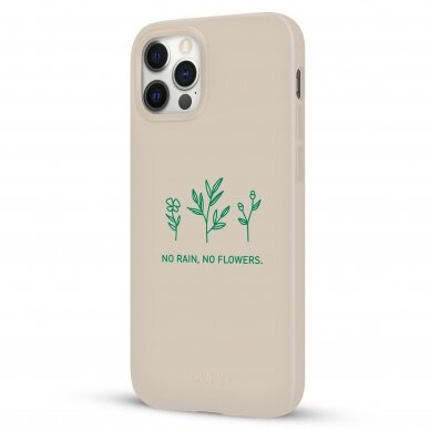 iPhone 12 Pro Max dėklas Pump Silicone Minimalistic "No Flowers" 3