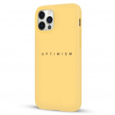 iPhone 12 Pro Max dėklas Pump Silicone Minimalistic "Optimism" 3