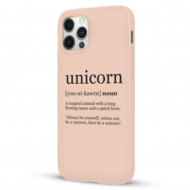 iPhone 12 Pro Max dėklas Pump Silicone Minimalistic "Unicorn Wiki" 3