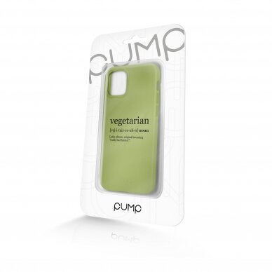 iPhone 12 Pro Max dėklas Pump Silicone Minimalistic "Vegetarian Wiki" 2