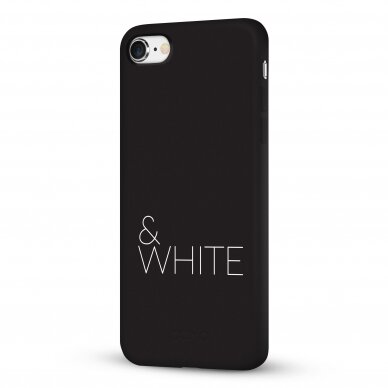 iPhone 6 / 6s dėklas Pump Silicone Minimalistic "Black&White" 3