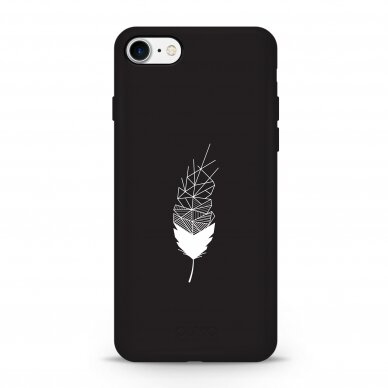 iPhone 6 / 6s dėklas Pump Silicone Minimalistic "Feather"