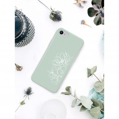 iPhone 6 / 6s dėklas Pump Silicone Minimalistic "Floral" 1