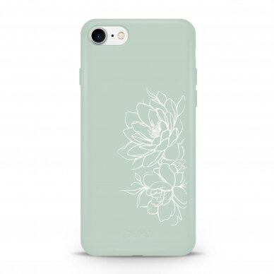 iPhone 6 / 6s dėklas Pump Silicone Minimalistic "Floral"