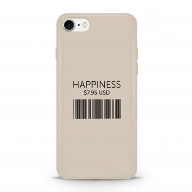 iPhone 7 / 8 / SE 2020 dėklas Pump Silicone Minimalistic "Barcode"