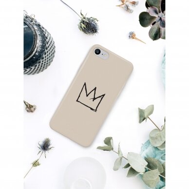 iPhone 7 / 8 / SE 2020 dėklas Pump Silicone Minimalistic "Crown" 1