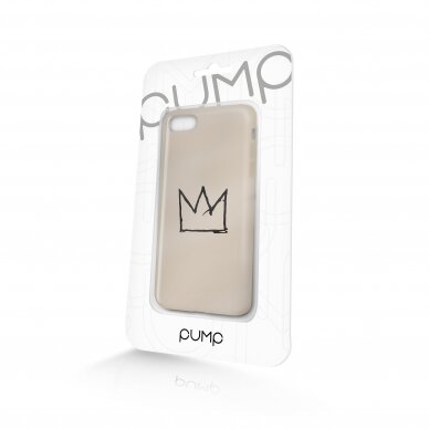 iPhone 7 / 8 / SE 2020 dėklas Pump Silicone Minimalistic "Crown" 2