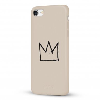 iPhone 7 / 8 / SE 2020 dėklas Pump Silicone Minimalistic "Crown" 3