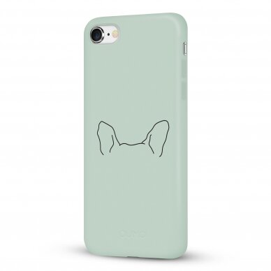 iPhone 7 / 8 / SE 2020 dėklas Pump Silicone Minimalistic "Dog Ears" 3