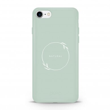 iPhone 7 / 8 / SE 2020 dėklas Pump Silicone Minimalistic "Natural"
