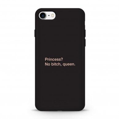 iPhone 7 Plus / 8 Plus dėklas Pump Silicone Minimalistic "Queen"