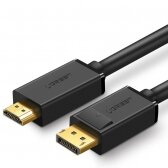 Kabelis Ugreen DP101 DisplayPort to HDMI 2.0m juodas