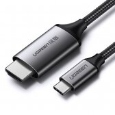 Kabelis Ugreen MM142 USB-C to HDMI 1.5m juodas