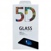 Samsung A13 4G LCD apsauginis stikliukas 5D Full Glue lenktas juodas