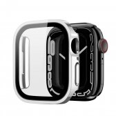 Apple Watch 41mm LCD apsauginis stikliukas/dėklas Dux Ducis Hamo sidabrinis