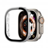 Apple Watch Ultra 49mm LCD apsauginis stikliukas/dėklas Dux Ducis Hamo sidabrinis