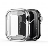 Apple Watch 44mm LCD apsauginis stikliukas/dėklas Dux Ducis Samo sidabrinis