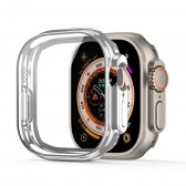 Apple Watch Ultra 49mm LCD apsauginis stikliukas/dėklas Dux Ducis Samo sidabrinis