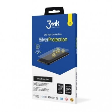 Samsung S908 S22 Ultra 5G LCD apsauginė plėvelė 3MK Silver Protection+  1