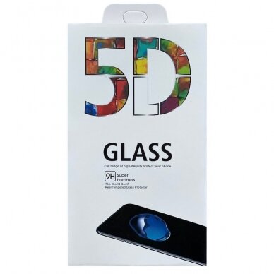 Samsung Note 20 Ultra LCD apsauginis stikliukas 5D Full Glue lenktas juodas be išpjovimo 1