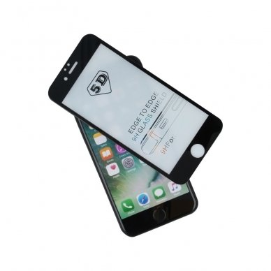 Apple iPhone XR / 11 LCD apsauginis stikliukas 9H 5D juodas 2