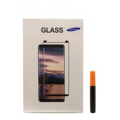 Samsung Galaxy S20 LCD apsauginis stikliukas M1 5D UV Glue lenktas skaidrus