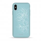 iPhone XR dėklas Pump Silicone Minimalistic "Floral"